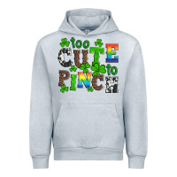 Heather Grey st patricks too cute to pinch Urban Hoodie - Artiststas