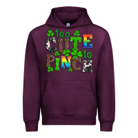 Mauve Wine st patricks too cute to pinch Urban Hoodie - Artiststas