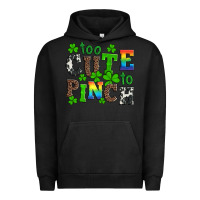 Pigment Black st patricks too cute to pinch Urban Hoodie - Artiststas