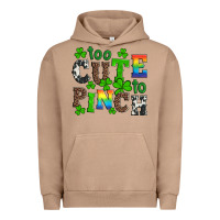 Pigment Burro st patricks too cute to pinch Urban Hoodie - Artiststas