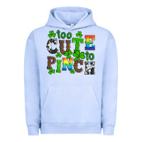Pigment Grape Ice st patricks too cute to pinch Urban Hoodie - Artiststas