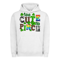 Pigment Lunar Rock st patricks too cute to pinch Urban Hoodie - Artiststas