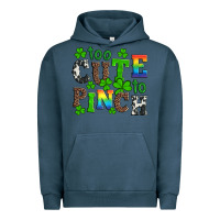 Pigment Midnight Navy st patricks too cute to pinch Urban Hoodie - Artiststas