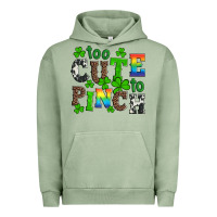 Pigment Oil Green st patricks too cute to pinch Urban Hoodie - Artiststas