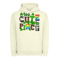 Pigment Pistachio st patricks too cute to pinch Urban Hoodie - Artiststas