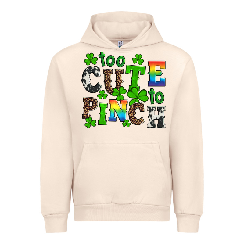 St Patricks Too Cute To Pinch Urban Hoodie by Artiststas | Teevron
