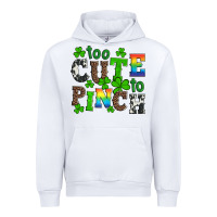 White st patricks too cute to pinch Urban Hoodie - Artiststas