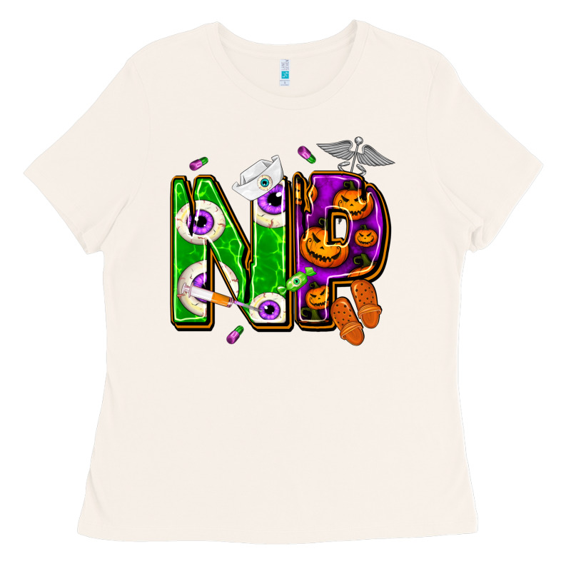 Halloween Np Nurse Practitioner Ladies Tee by NancyCooperArtShop | Teevron