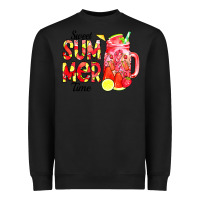 Black sweet summer time waterolor Heavyweight Sweatshirt - CowCowDesign