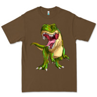 Cacao T-rex Premium Tee - MaliasSmallBusiness