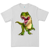 Dove Grey T-rex Premium Tee - MaliasSmallBusiness