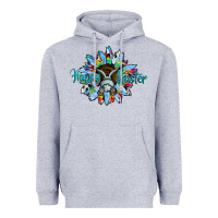 Heather Grey happy easter sunflower Heavyweight Hoodie - CowhideDigitalArt