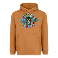 Meerkat happy easter sunflower Heavyweight Hoodie - CowhideDigitalArt