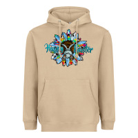 Mushroom happy easter sunflower Heavyweight Hoodie - CowhideDigitalArt