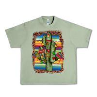 Oil Green Christmas cactus Urban Heavy Tee - JahusDesignShop