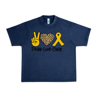 Navy Peace Love Cure Urban Heavy Tee - Bettercallsaul