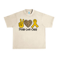 Sandshell Peace Love Cure Urban Heavy Tee - Bettercallsaul