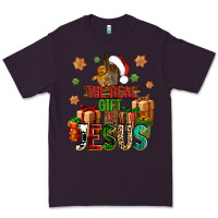 Plum The real gift is Jesus Premium Tee - NancyCooperArtShop