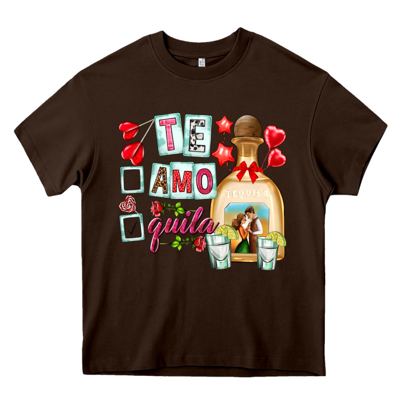 Te Amo Te Quila Heavy Core Tee by NancyCooperArtShop | Teevron