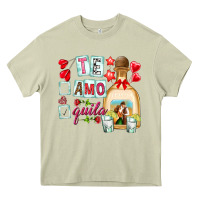 Mossy te amo te quila Heavy Core Tee - NancyCooperArtShop