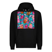 Black breast cancer coffee cups with butterfly seamless pattern bbs Premium Hoodie - BundleAndBundleShop