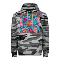 Slate Camo breast cancer coffee cups with butterfly seamless pattern bbs Premium Hoodie - BundleAndBundleShop