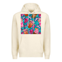 Tofu breast cancer coffee cups with butterfly seamless pattern bbs Premium Hoodie - BundleAndBundleShop