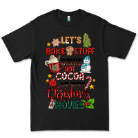 Black let's bake stuff drink hot cocoa and watch christm Premium Tee - MaliasSmallBusiness