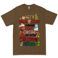 Cacao let's bake stuff drink hot cocoa and watch christm Premium Tee - MaliasSmallBusiness