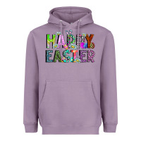 Lavender Happy Easter Heavyweight Hoodie - CowhideDigitalArt