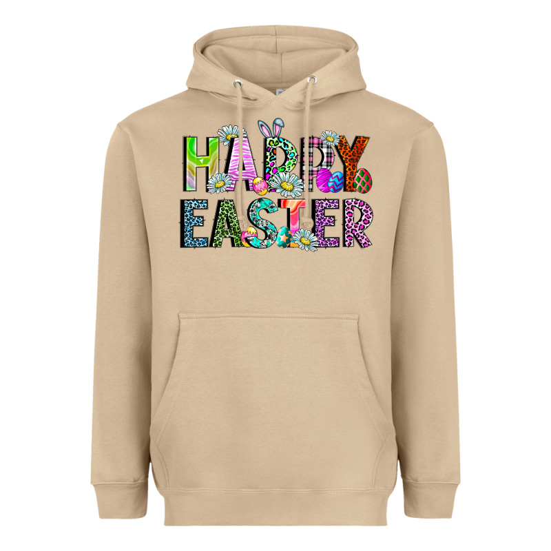 Happy Easter Heavyweight Hoodie by CowhideDigitalArt | Teevron