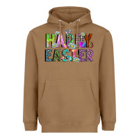 Toasted Coconut Happy Easter Heavyweight Hoodie - CowhideDigitalArt