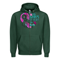 Sports Green This Girls Fought and Won Cancer Zipper Hoodie - BundleAndBundleShop