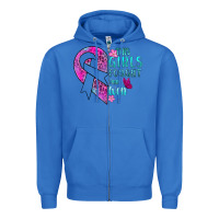 True Royal This Girls Fought and Won Cancer Zipper Hoodie - BundleAndBundleShop