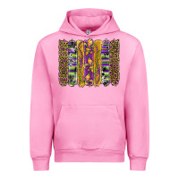 Fuchsia Pink mardi gras fleur de lis cowhide serape leopard glitter brushstrokes Urban Hoodie - Artiststas