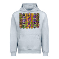 Heather Grey mardi gras fleur de lis cowhide serape leopard glitter brushstrokes Urban Hoodie - Artiststas