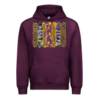 Mauve Wine mardi gras fleur de lis cowhide serape leopard glitter brushstrokes Urban Hoodie - Artiststas