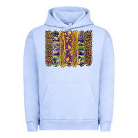 Pigment Grape Ice mardi gras fleur de lis cowhide serape leopard glitter brushstrokes Urban Hoodie - Artiststas