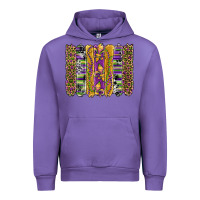 Tulip mardi gras fleur de lis cowhide serape leopard glitter brushstrokes Urban Hoodie - Artiststas