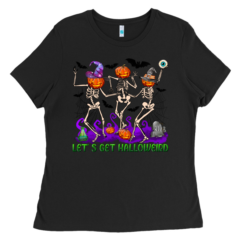 Let S Get Halloweird Ladies Tee by NancyCooperArtShop | Teevron