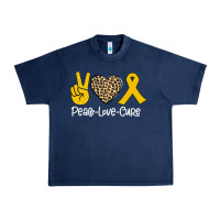 Navy Peace Love Cure Urban Heavy Tee - Bettercallsaul