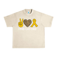 Sandshell Peace Love Cure Urban Heavy Tee - Bettercallsaul
