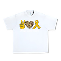 White Peace Love Cure Urban Heavy Tee - Bettercallsaul