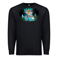 Black beach please Premium Sweatshirt - CowhideDigitalArt