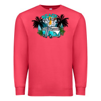 Cardinal beach please Premium Sweatshirt - CowhideDigitalArt