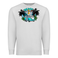 Dove Grey beach please Premium Sweatshirt - CowhideDigitalArt