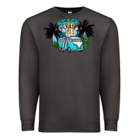 Smoke beach please Premium Sweatshirt - CowhideDigitalArt
