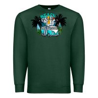 Sports Green beach please Premium Sweatshirt - CowhideDigitalArt