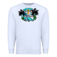 White beach please Premium Sweatshirt - CowhideDigitalArt