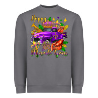 Storm happy mardi gras truck olivia Heavyweight Sweatshirt - OliviaCreatesArt